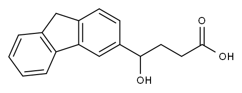 4-(9H-fluoren-3-yl)-4-hydroxybutanoic acid Structure