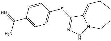 4-{5H,6H,7H,8H,9H-[1,2,4]triazolo[3,4-a]azepin-3-ylsulfanyl}benzene-1-carboximidamide