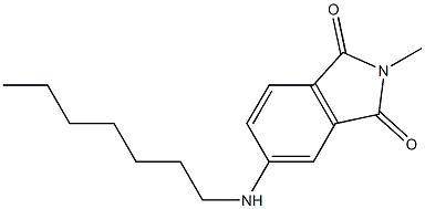 5-(heptylamino)-2-methyl-2,3-dihydro-1H-isoindole-1,3-dione|