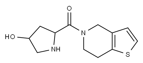 5-{4H,5H,6H,7H-thieno[3,2-c]pyridin-5-ylcarbonyl}pyrrolidin-3-ol
