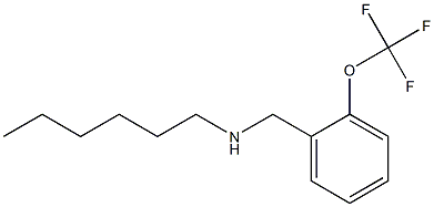 hexyl({[2-(trifluoromethoxy)phenyl]methyl})amine