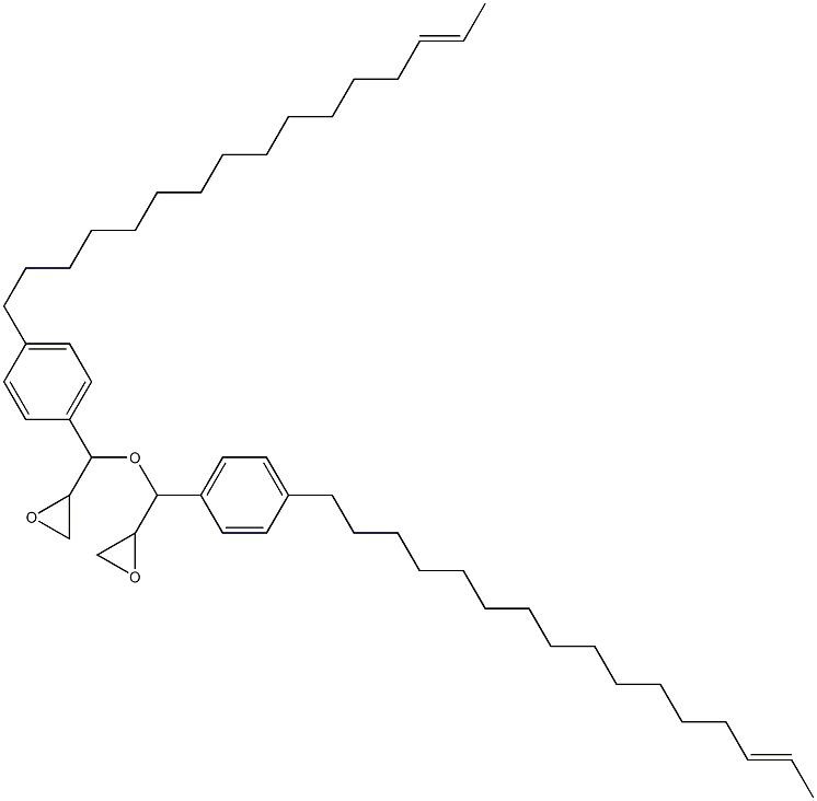 4-(14-Hexadecenyl)phenylglycidyl ether Structure