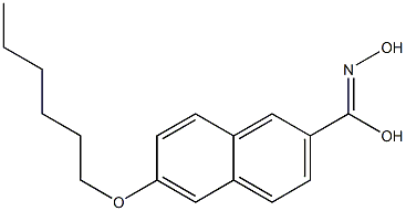 6-Hexyloxynaphthalene-2-carbohydroximic acid