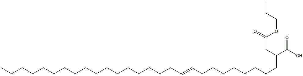 2-(9-Heptacosenyl)succinic acid 1-hydrogen 4-propyl ester Structure