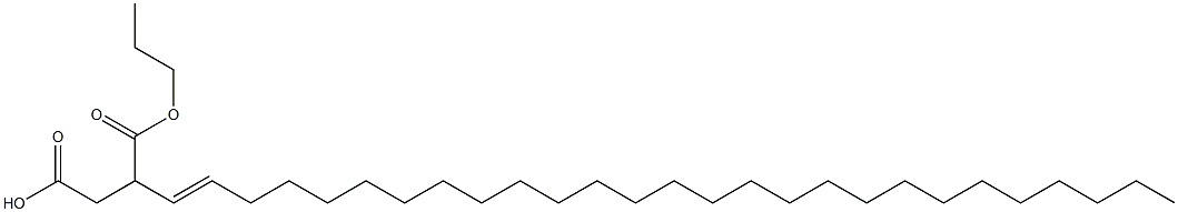 3-(1-Heptacosenyl)succinic acid 1-hydrogen 4-propyl ester
