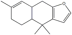 4,4a,5,6,8a,9-Hexahydro-4,4,7-trimethylnaphtho[2,3-b]furan