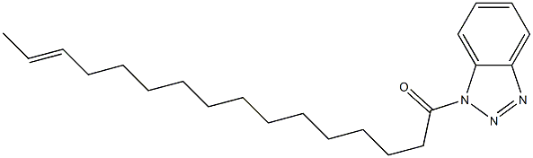 1-(14-Hexadecenoyl)-1H-benzotriazole Structure