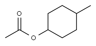 Acetic acid 4-methylcyclohexyl ester Structure