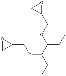 2,2'-[3,4-Hexanediylbis(oxymethylene)]bis(oxirane) Structure