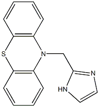 10-(1H-Imidazol-2-ylmethyl)-10H-phenothiazine Structure