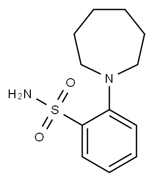 2-[(Hexahydro-1H-azepin)-1-yl]benzenesulfonamide Structure