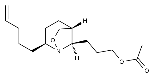 Acetic acid 3-[(2S,5R,8R)-2-(4-pentenyl)-1-aza-7-oxabicyclo[3.2.1]octan-8-yl]propyl ester