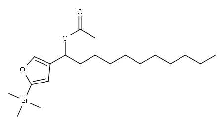 Acetic acid 1-[5-(trimethylsilyl)-3-furyl]undecyl ester