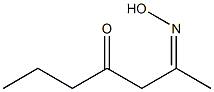 4-Heptanone (2H)oxime Structure