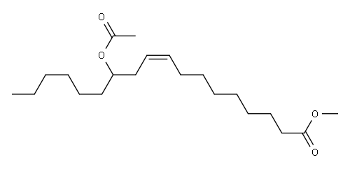 (9Z)-12-(Acetyloxy)-9-octadecenoic acid methyl ester