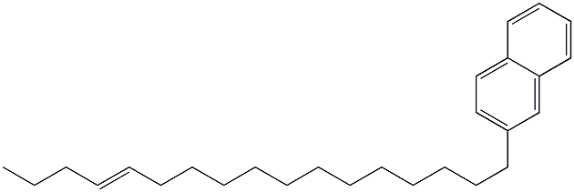 2-(13-Heptadecenyl)naphthalene Structure