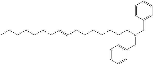 (8-Hexadecenyl)dibenzylamine Structure