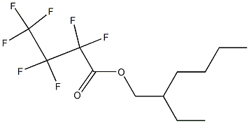 2,2,3,3,4,4,4-Heptafluorobutanoic acid (2-ethylhexyl) ester Structure