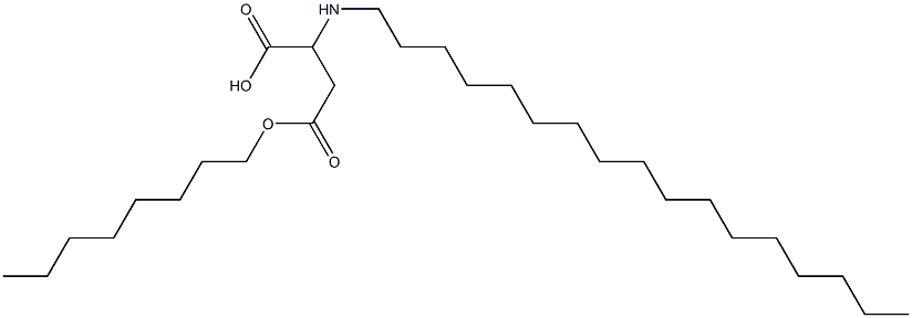 2-Heptadecylamino-3-(octyloxycarbonyl)propionic acid