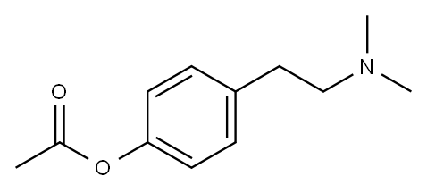 Acetic acid 4-(2-dimethylaminoethyl)phenyl ester