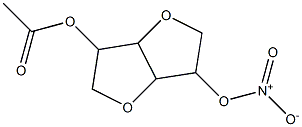 Hexahydrofuro[3,2-b]furan-3,6-diol 6-acetate 3-nitrate Structure