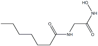 2-(Heptanoylamino)acetohydroxamic acid