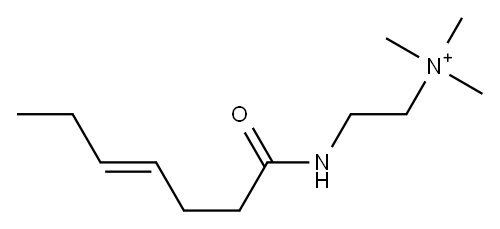 2-(4-Heptenoylamino)-N,N,N-trimethylethanaminium