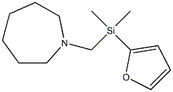 Hexahydro-1-[[(2-furanyl)dimethylsilyl]methyl]-1H-azepine Structure