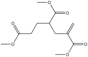 5-Hexene-1,3,5-tricarboxylic acid trimethyl ester Structure