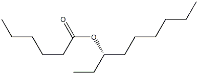 (-)-Hexanoic acid [(S)-nonane-3-yl] ester Structure