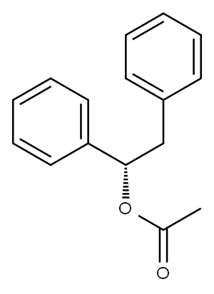 (-)-Acetic acid (S)-1,2-diphenylethyl ester
