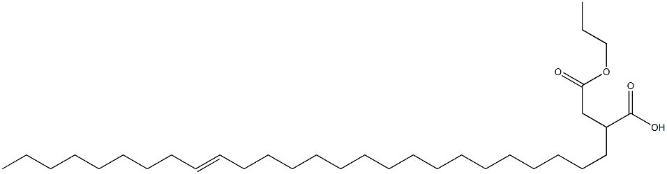 2-(17-Hexacosenyl)succinic acid 1-hydrogen 4-propyl ester Structure