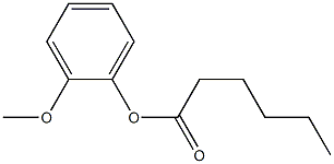 Hexanoic acid 2-methoxyphenyl ester