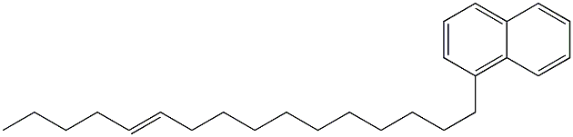 1-(11-Hexadecenyl)naphthalene Structure