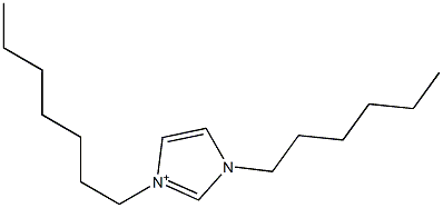 1-Hexyl-3-heptyl-1H-imidazol-3-ium Structure