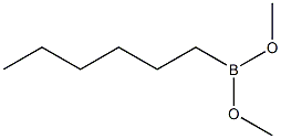 Hexylboronic acid dimethyl ester Structure