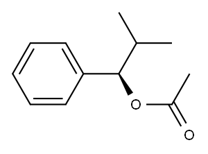 Acetic acid (R)-1-phenyl-2-methylpropyl ester