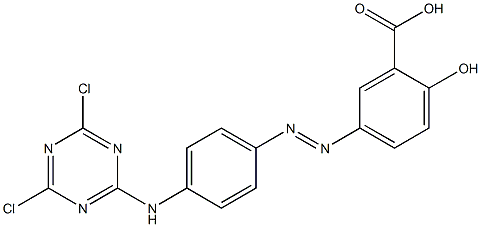 5-[p-(4,6-Dichloro-1,3,5-triazin-2-ylamino)phenylazo]-2-hydroxybenzoic acid