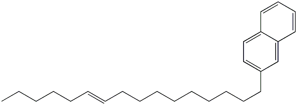 2-(10-Hexadecenyl)naphthalene Structure