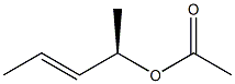 (+)-Acetic acid (E,R)-3-pentene-2-yl ester Structure