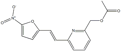Acetic acid [6-[2-(5-nitro-2-furyl)ethenyl]-2-pyridyl]methyl ester