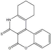 7,8,9,10,11,12-Hexahydro-7-thioxo-6H-[1]benzopyrano[3,4-c]quinolin-6-one