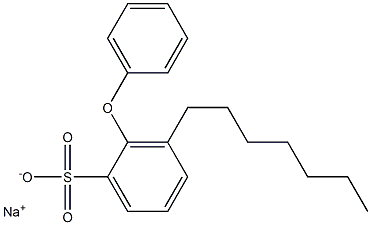 3-Heptyl-2-phenoxybenzenesulfonic acid sodium salt