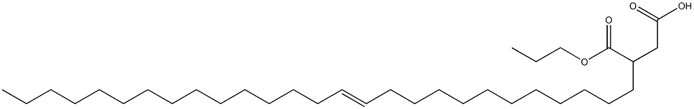 3-(12-Heptacosenyl)succinic acid 1-hydrogen 4-propyl ester Structure