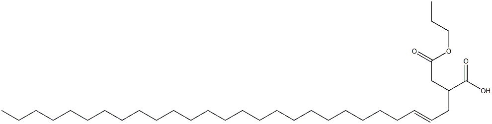 2-(2-Heptacosenyl)succinic acid 1-hydrogen 4-propyl ester Structure