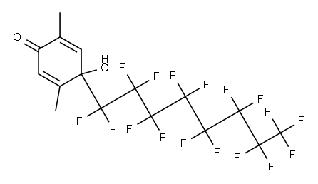 4-(Heptadecafluorooctyl)-4-hydroxy-2,5-dimethyl-2,5-cyclohexadien-1-one