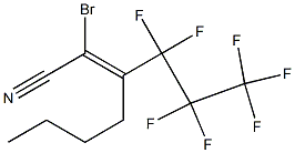 3-(Heptafluoropropyl)-2-bromo-2-heptenenitrile