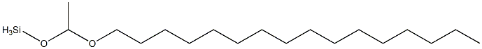 [1-(Hexadecyloxy)ethoxy]silane Structure