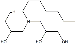 3,3'-(6-Heptenylimino)bis(propane-1,2-diol)