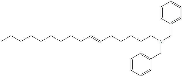(6-Hexadecenyl)dibenzylamine Structure